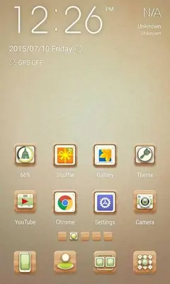 Wood ZERO Launcher android App screenshot 1